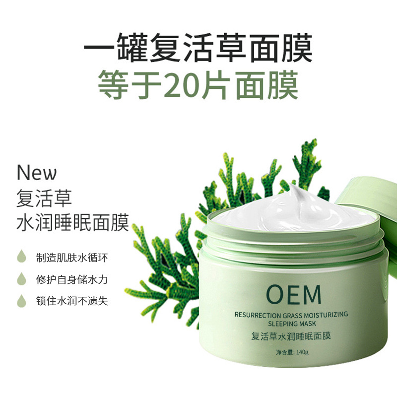 暨源_复活草睡眠面膜OEM